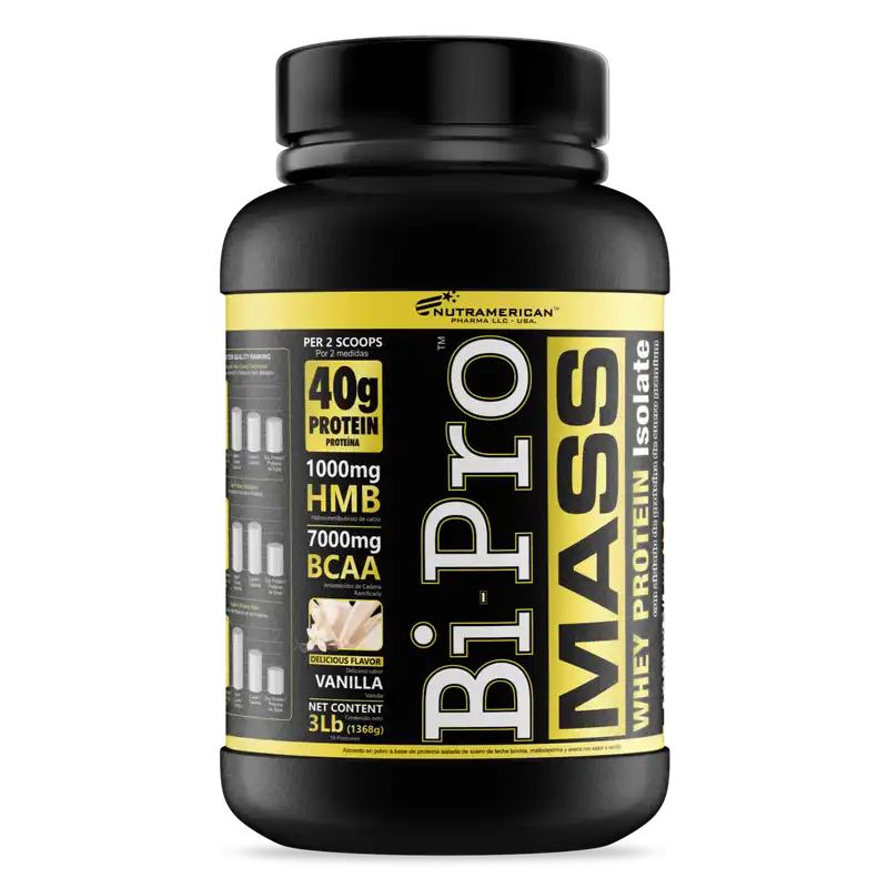 BiPro Mass Nutramerican hipercalórico para ganar masa muscular Colombia