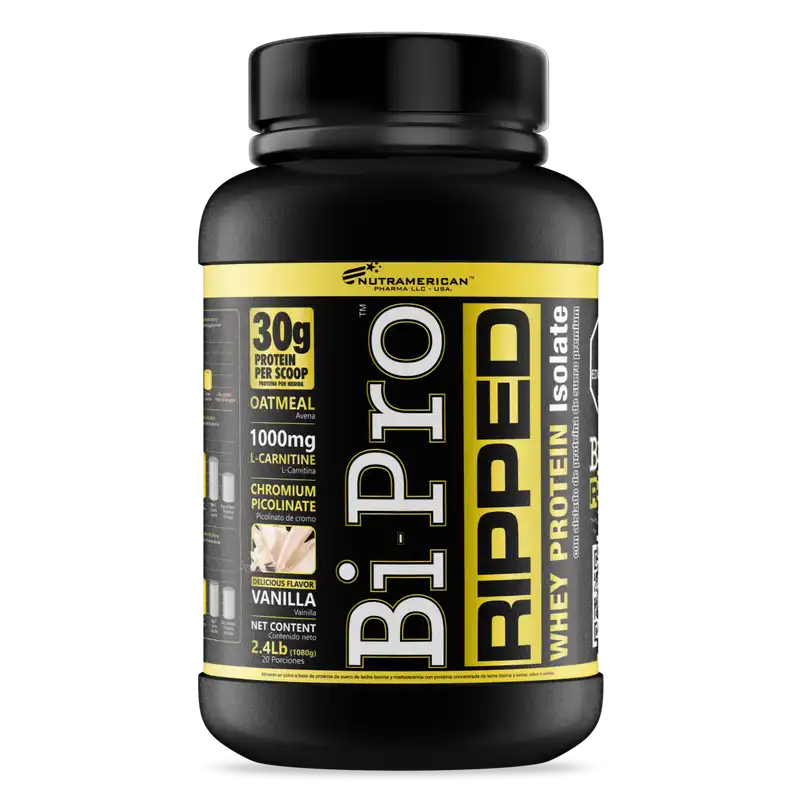 BiPro Ripped Nutramerican proteína para definición y quema de grasa Colombia