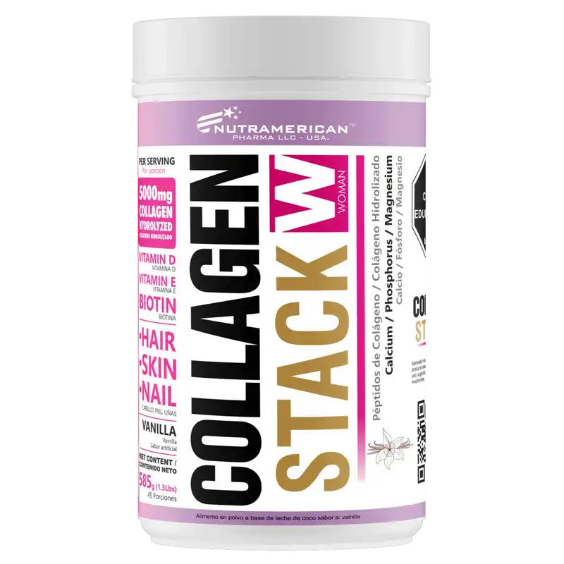 Collagen Stack Nutramerican colágeno hidrolizado para deportistas Colombia